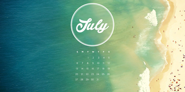 Sfondi per desktop con calendario – Luglio 2014